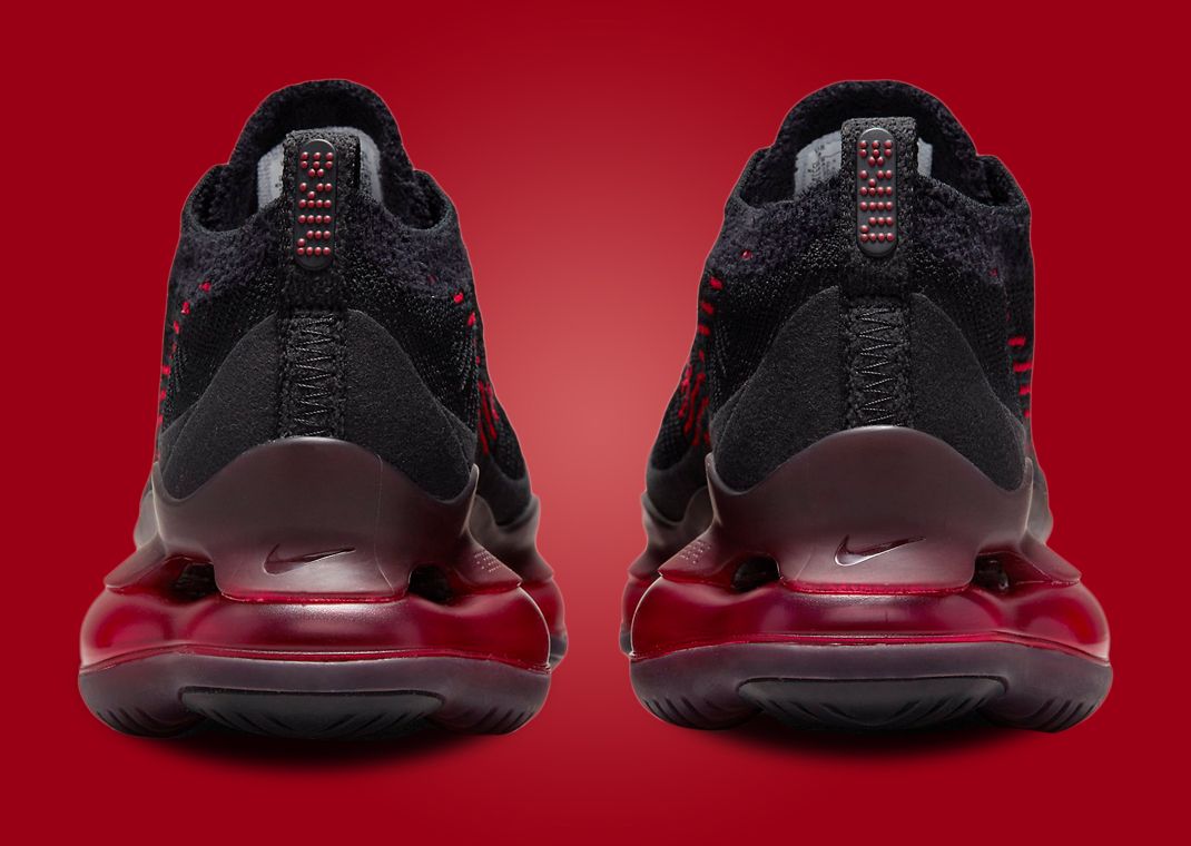 【ナイキ】★Nike Air Max Scorpion Flyknit Black and Red★ Nike Air Max Scorpion FK Flyknit Black University Red Bred