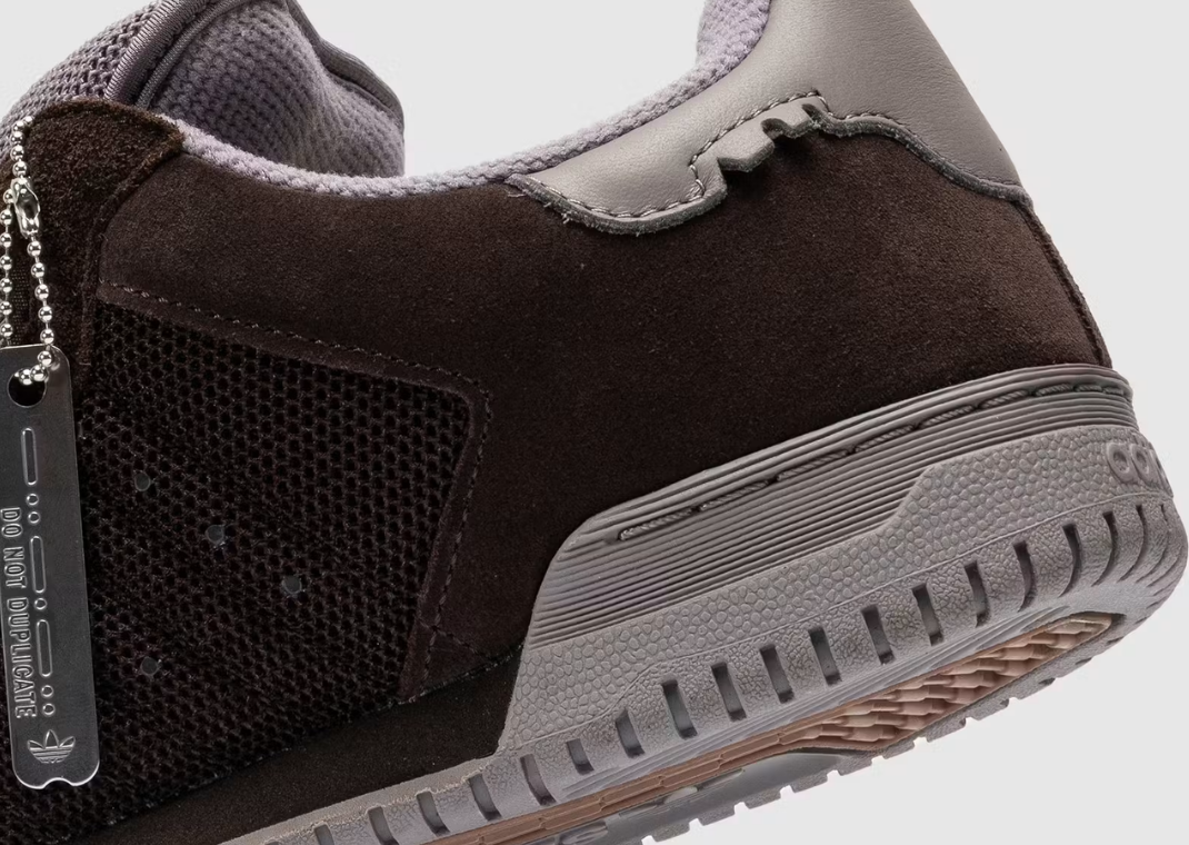 The Whitaker Group x adidas Powerphase Puff Do Not Duplicate Brown - Heel Detail
