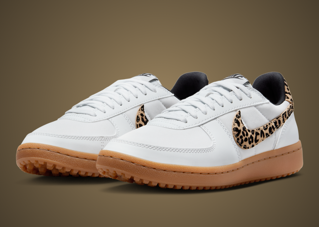 Nike Field General Leopard Print Off-White (W) Angle