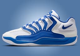 Nike KD 18 TB White Game Royal Lateral