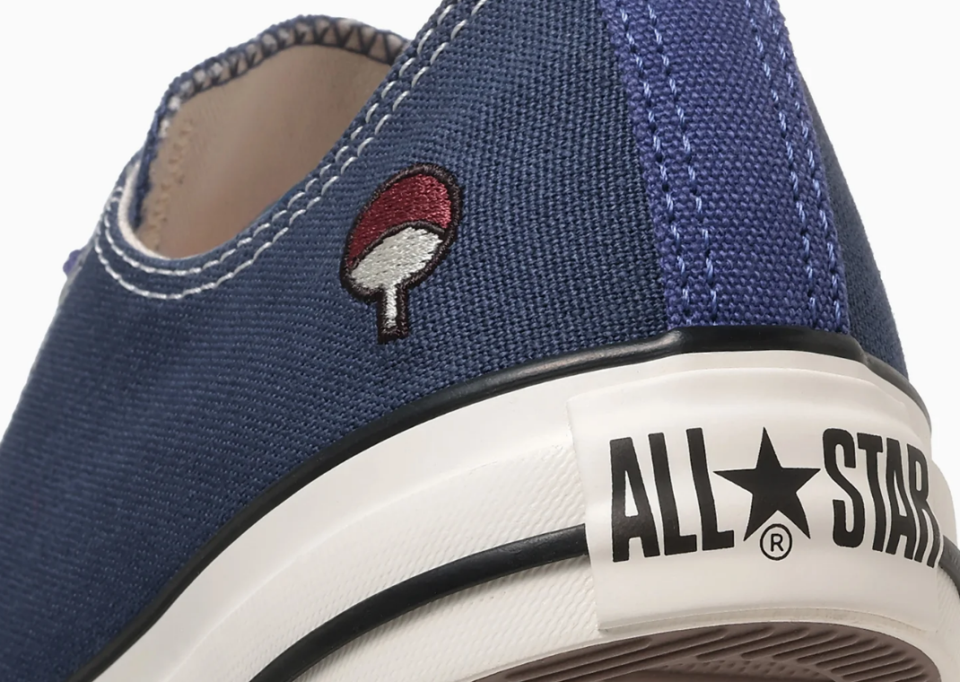 Naruto x Converse Chuck Taylor Ox Sasuke Uchiha - Heel Detail