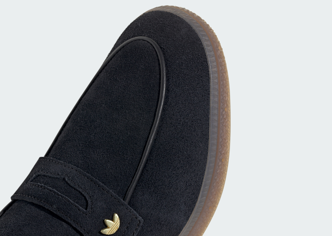 adidas Handball Spezial Loafer Black - Toe Detail
