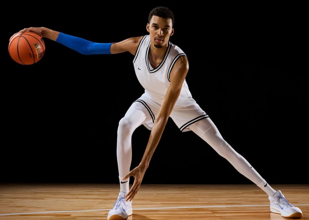 Wemby promoting the Nike GT Hustle 3 (2024)