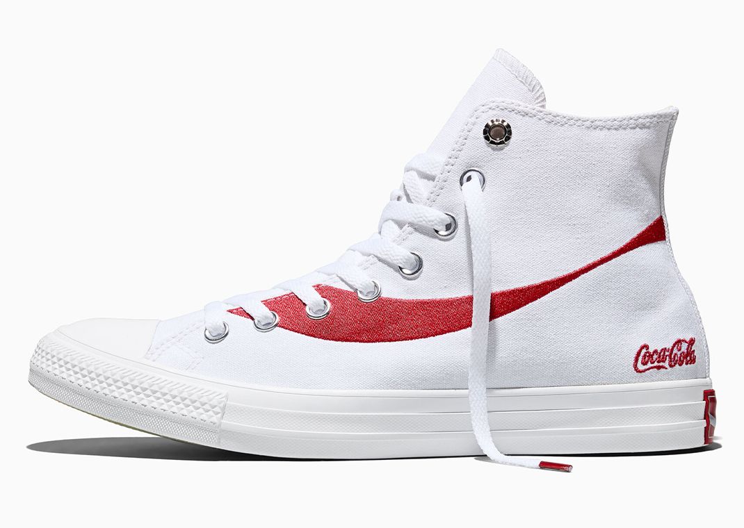 Coca-Cola x Converse Chuck Taylor White Red - Lateral