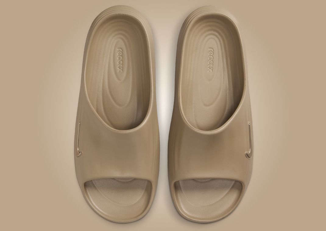 Nike ReactX Rejuven8 Slide Khaki Top