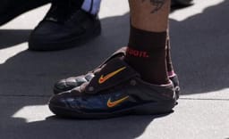 Puerto Rican Superstar Rauw Alejandro Stepped Out in Upcoming Kids of Immigrants x Nike T90 Mule