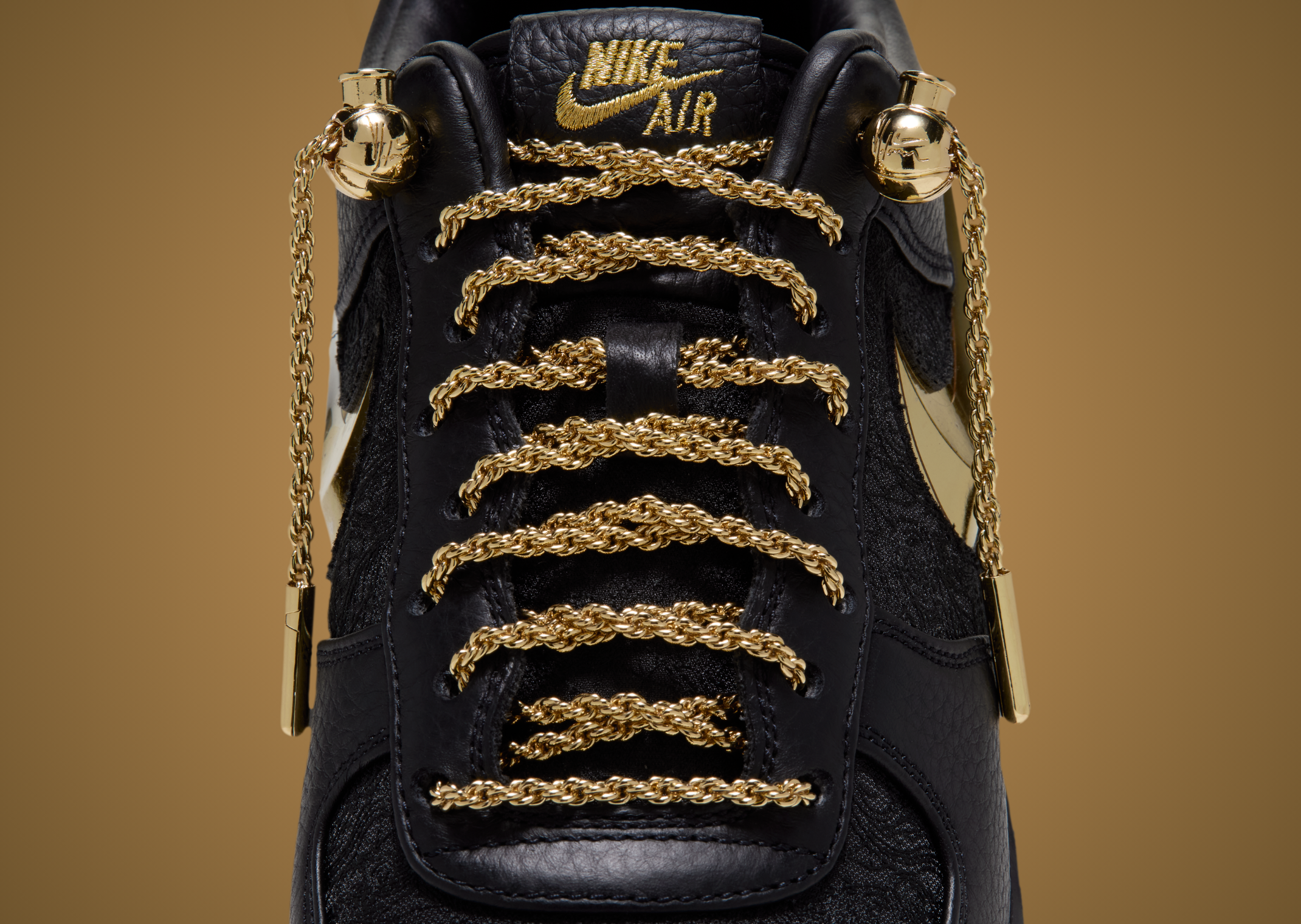 Victor Solomon x Nike Air Force 1 ASW Black - Detail