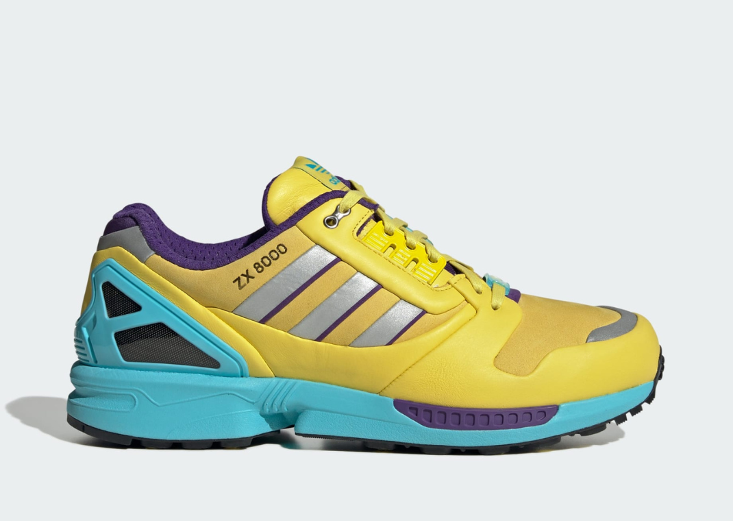adidas ZX 8000 JC & MT Consortium Yellow - Lateral