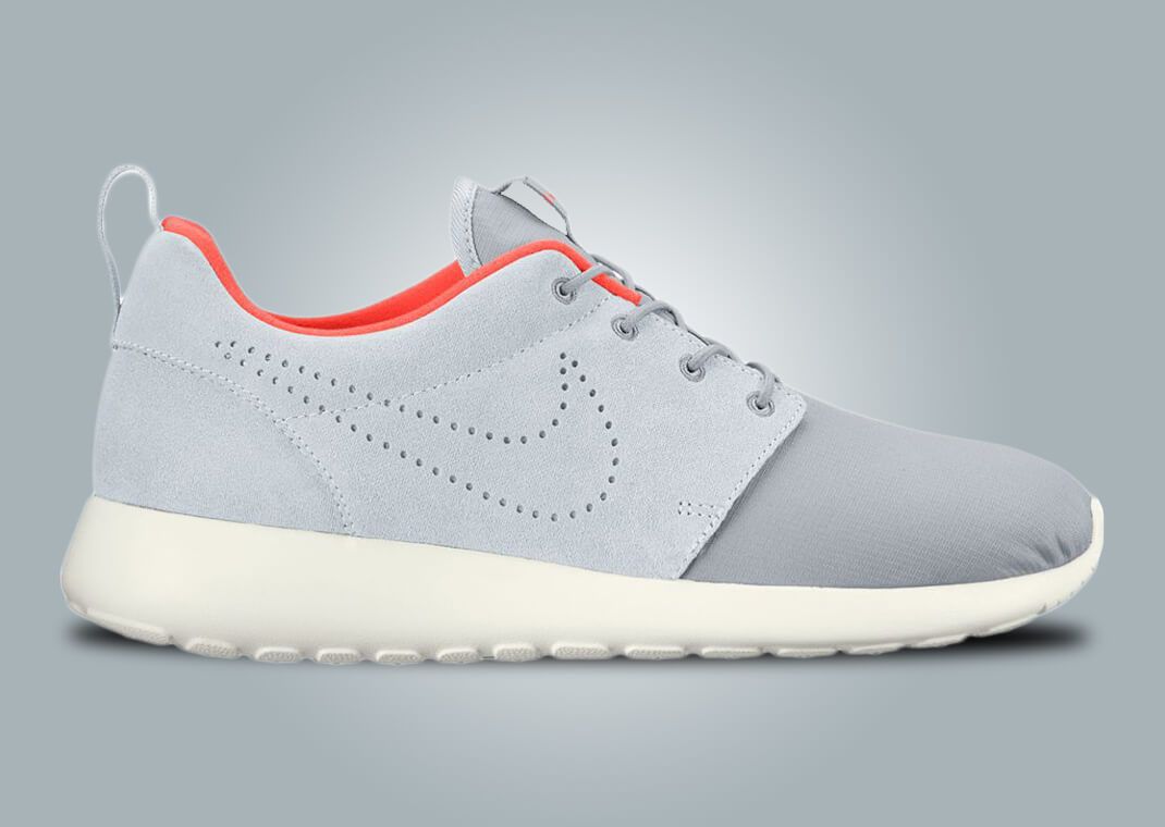 Nike Roshe One Premium Pure Platinum Hyper Orange