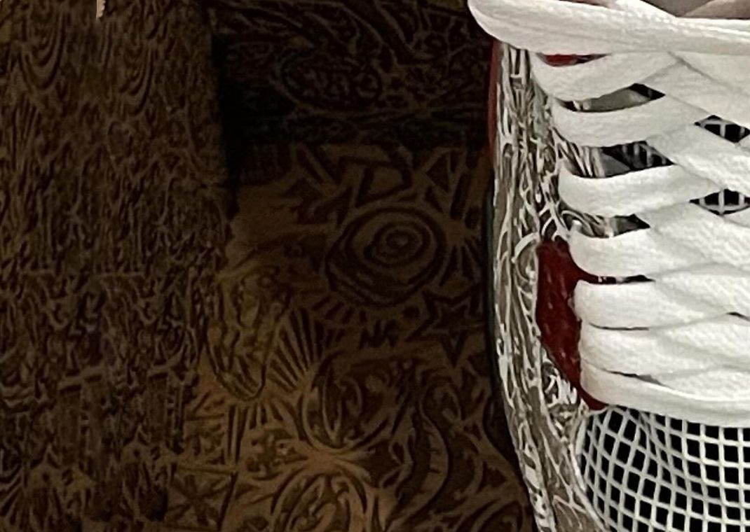 Air Jordan 4 Retro White Laser Sample Right Toe Detail