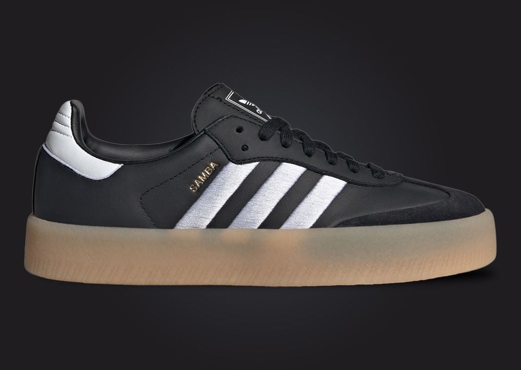 adidas Samba 2.0 Black White Lateral Side