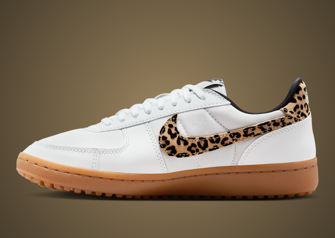 Nike Field General Leopard Print Off-White (W) Medial