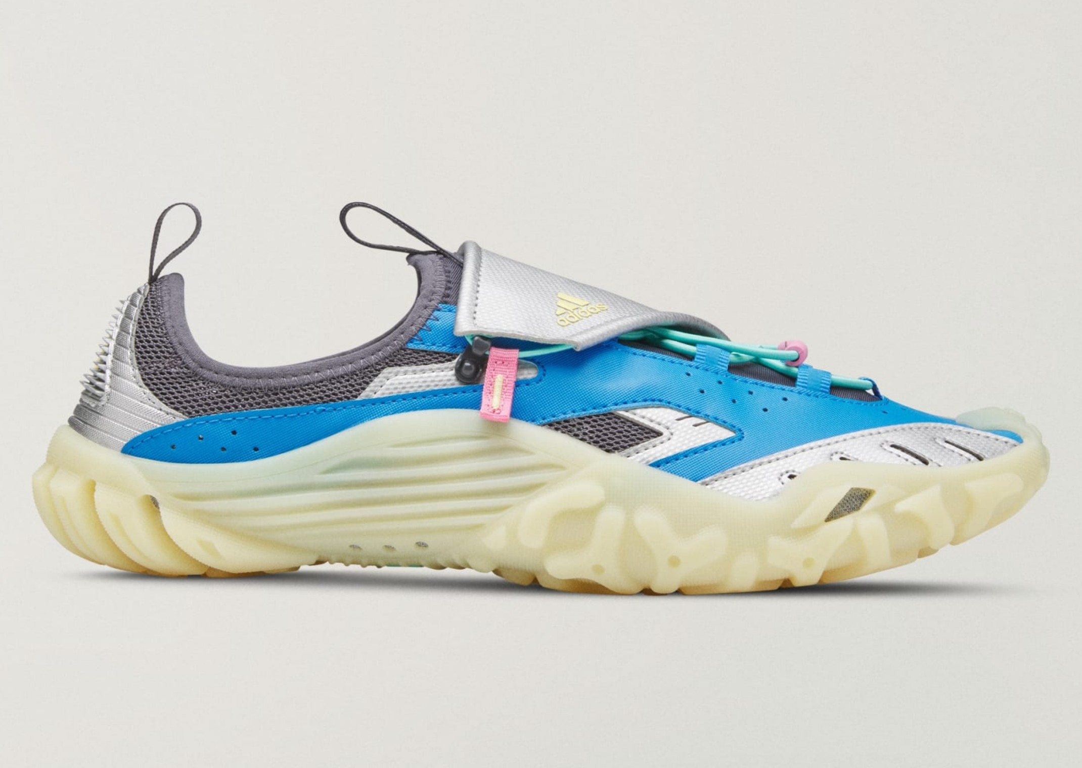 Pharrell Williams x adidas VIRGINIA Watermoc Blue - Lateral