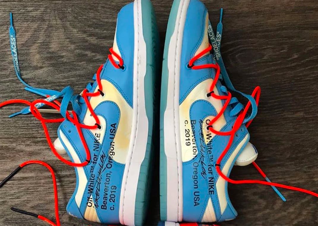 Futura x Off White x Nike Dunk Low Will Not See A Wide Commercial Release