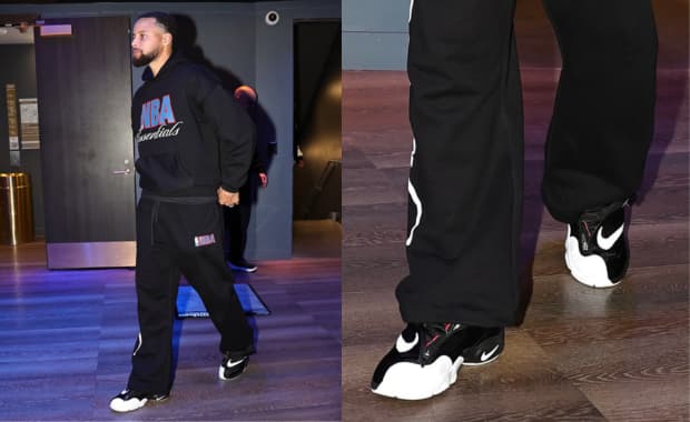 Steph Curry Wears The Glove