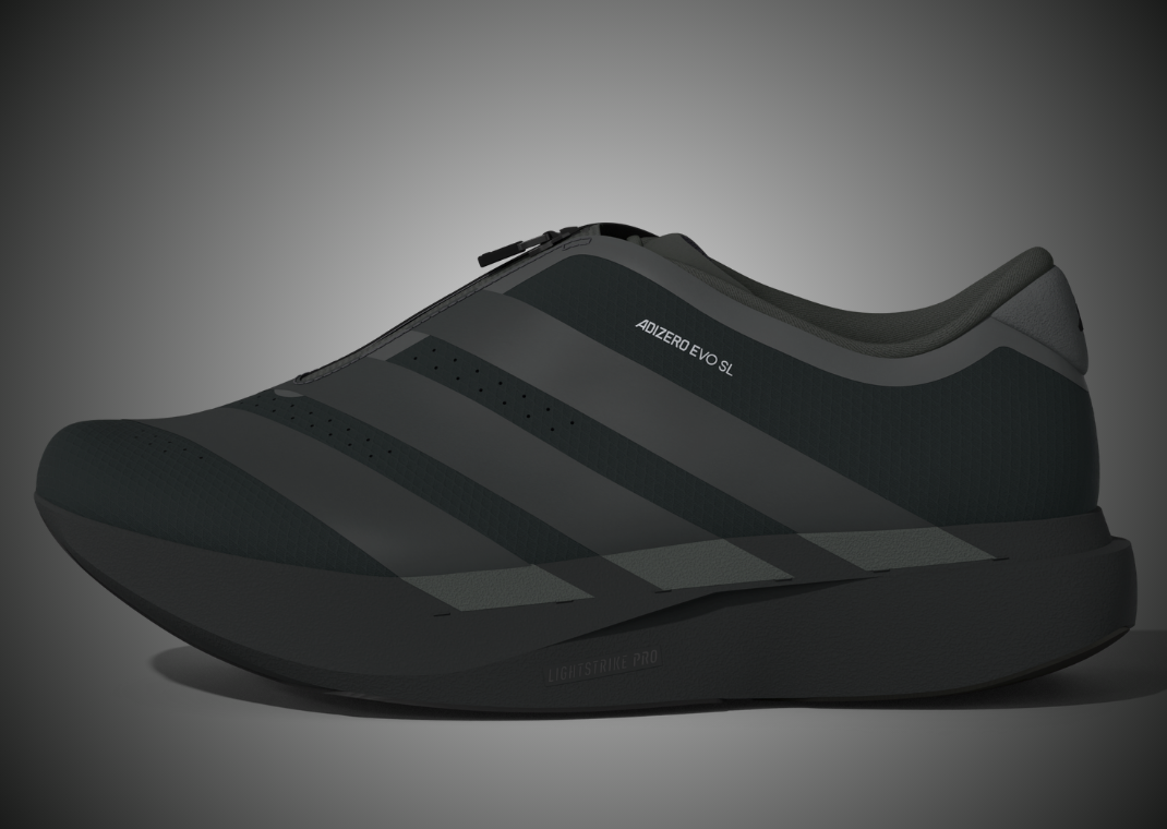 adidas Adizero Evo SL Zip Black Lateral