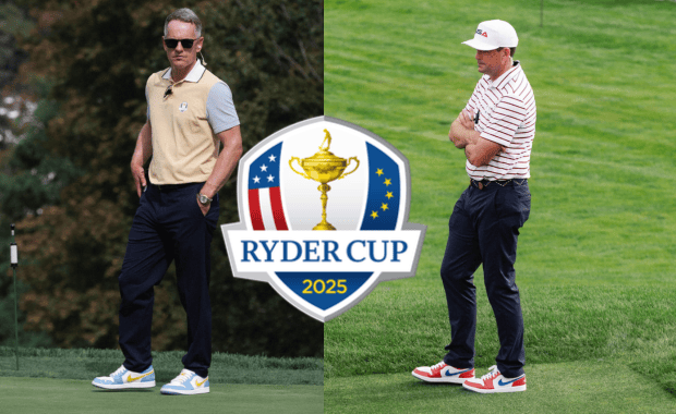 Ryder Cup Captains Keegan Bradley and Luke Donald Rock Player-Exclusive Jordan 1 Lows