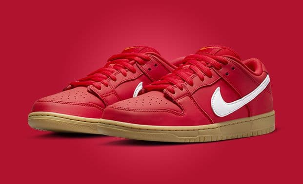 Nike SB Dunk Low University Red Gum