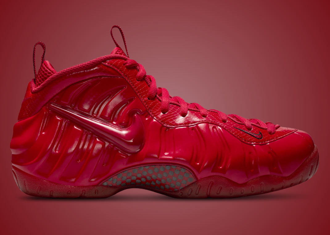 Nike Air Foamposite Pro Gym Red - Lateral