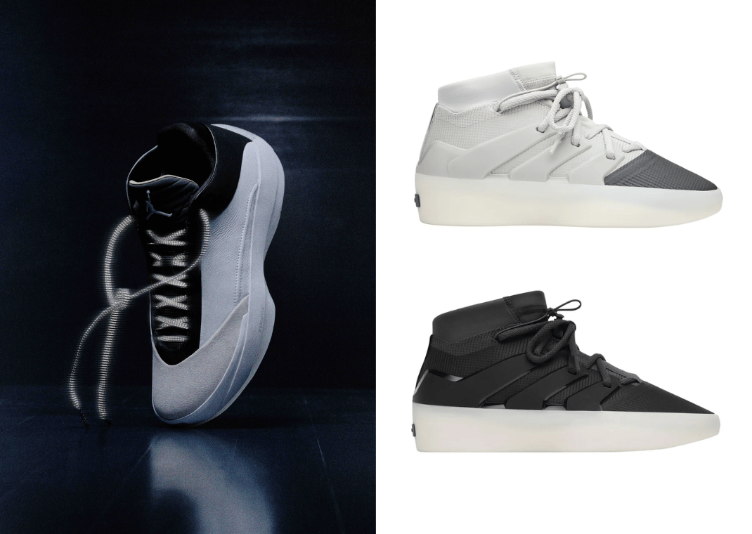 Air Jordan 40 vs. the Fear of God Athletics Baskeball I, two sneakers Jason Mayden helped bring to life