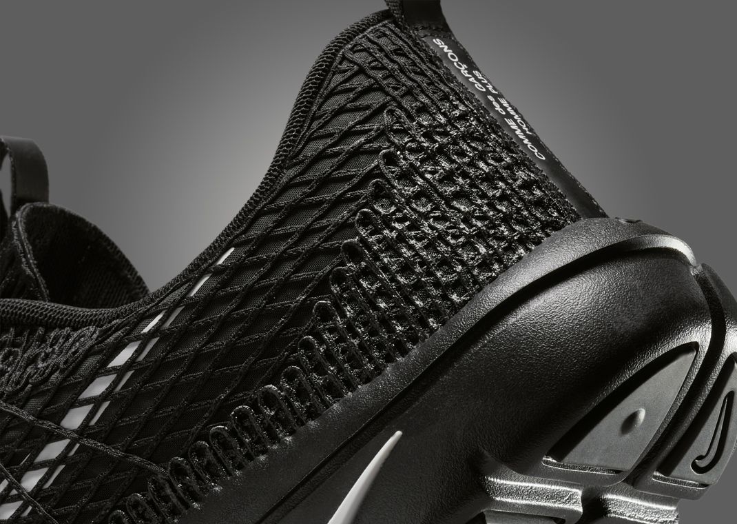 Comme des Garçons Homme Plus x Nike Air Rejuven8 Black Heel Detail