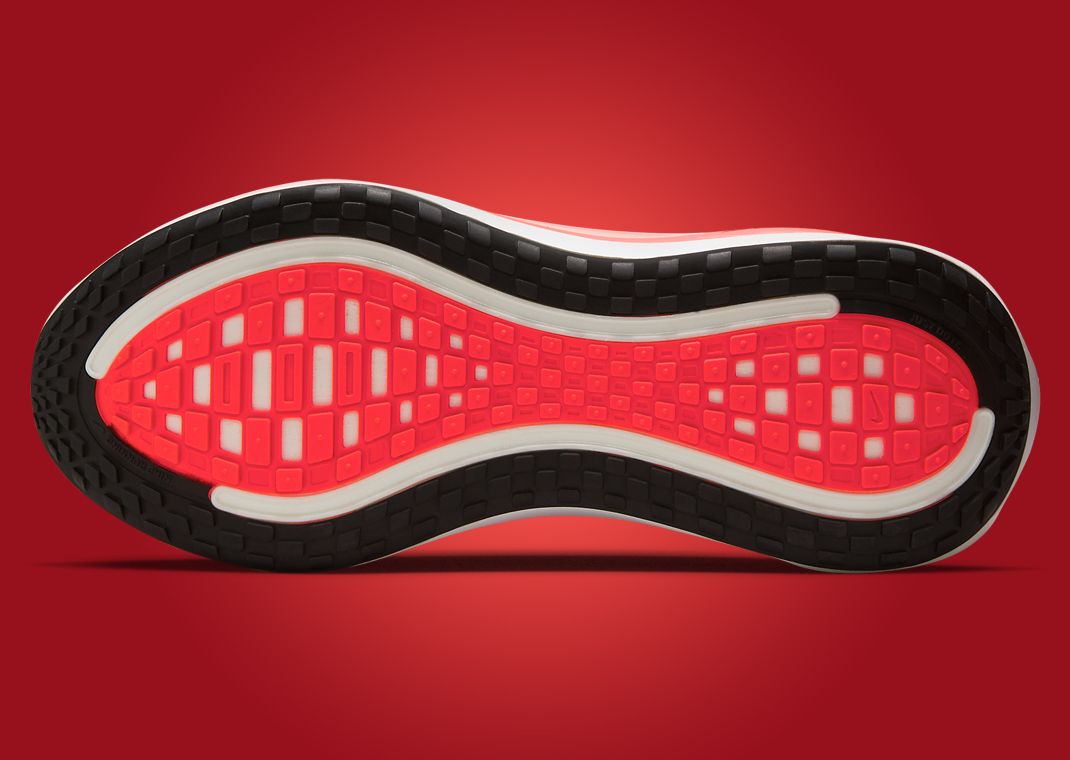 Nike Vomero Plus White Black Bright Crimson Outsole