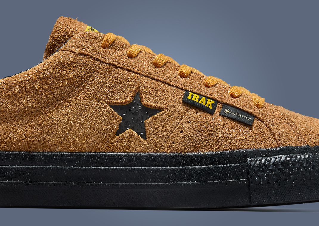 CONVERSE IRAK GORE-TEX スエードスニーカー 送料無料】CONS ONE STAR PRO GTX X IRAK NYC AMBER BROWN
