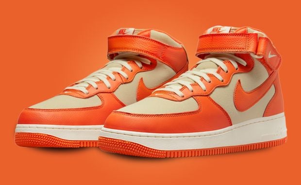 Nike s Air Force 1 Mid NBHD Surfaces In A Sizzling Safety Orange Shade