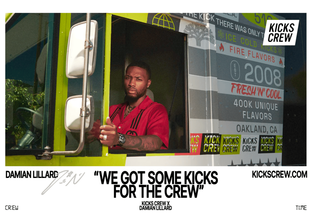 Damian Lillard Endorses KICKS CREW