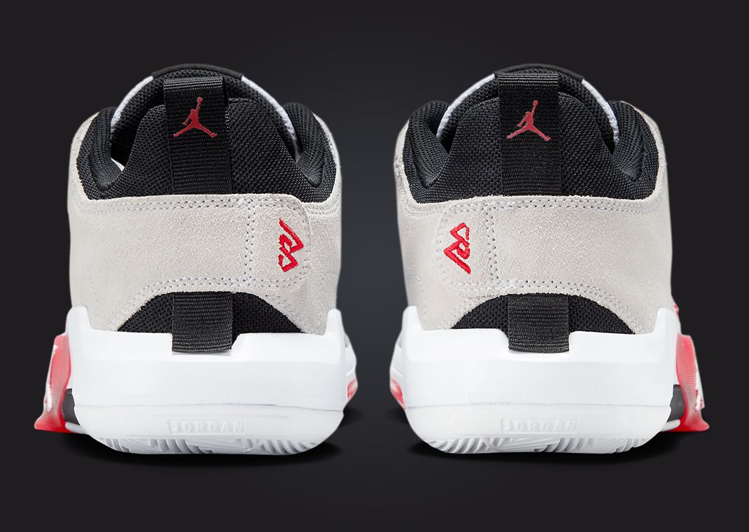 Jordan One Take 5 White Red Black Heel