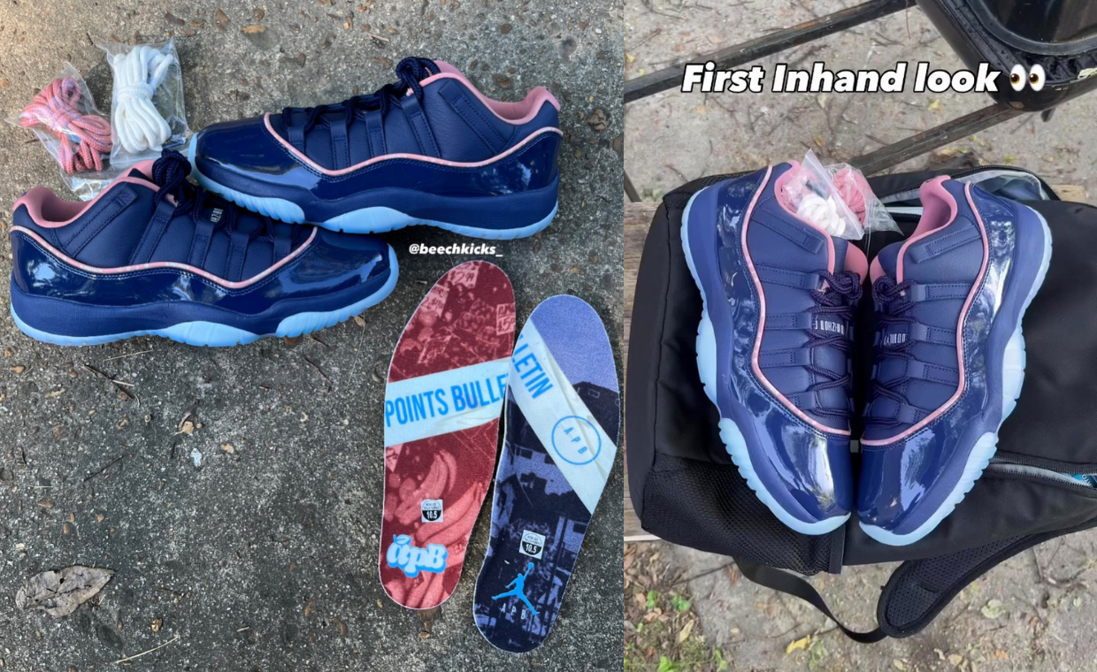 Check Out Pre-Release Images of the APB x Air Jordan 11 Retro Low Binary Blue