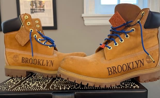 Spike Lee Custom Knicks Timberland Boot