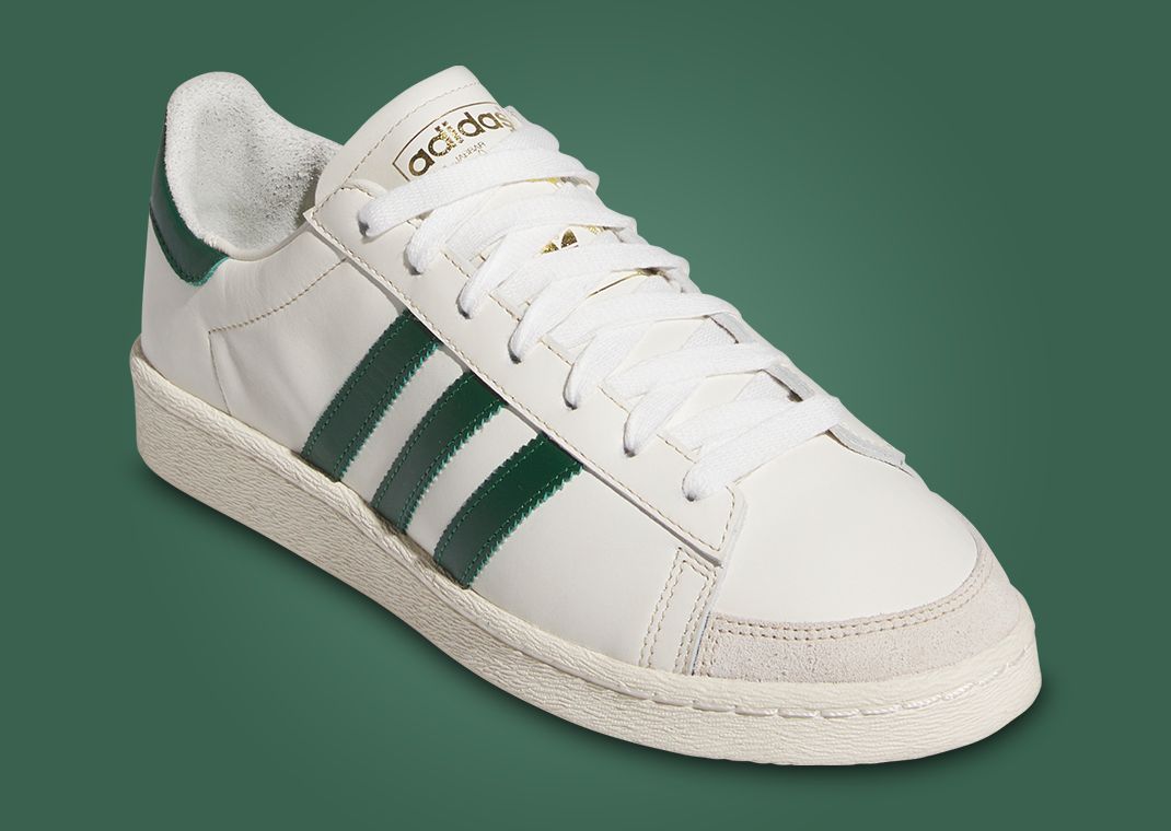 The adidas Jabbar Low Off White Dark Green Releases November 2024