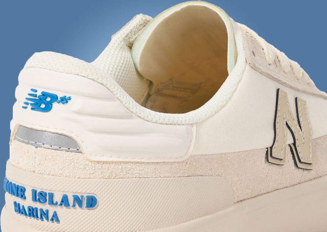 Stone Island x New Balance Numeric 272 Cream Heel Detail