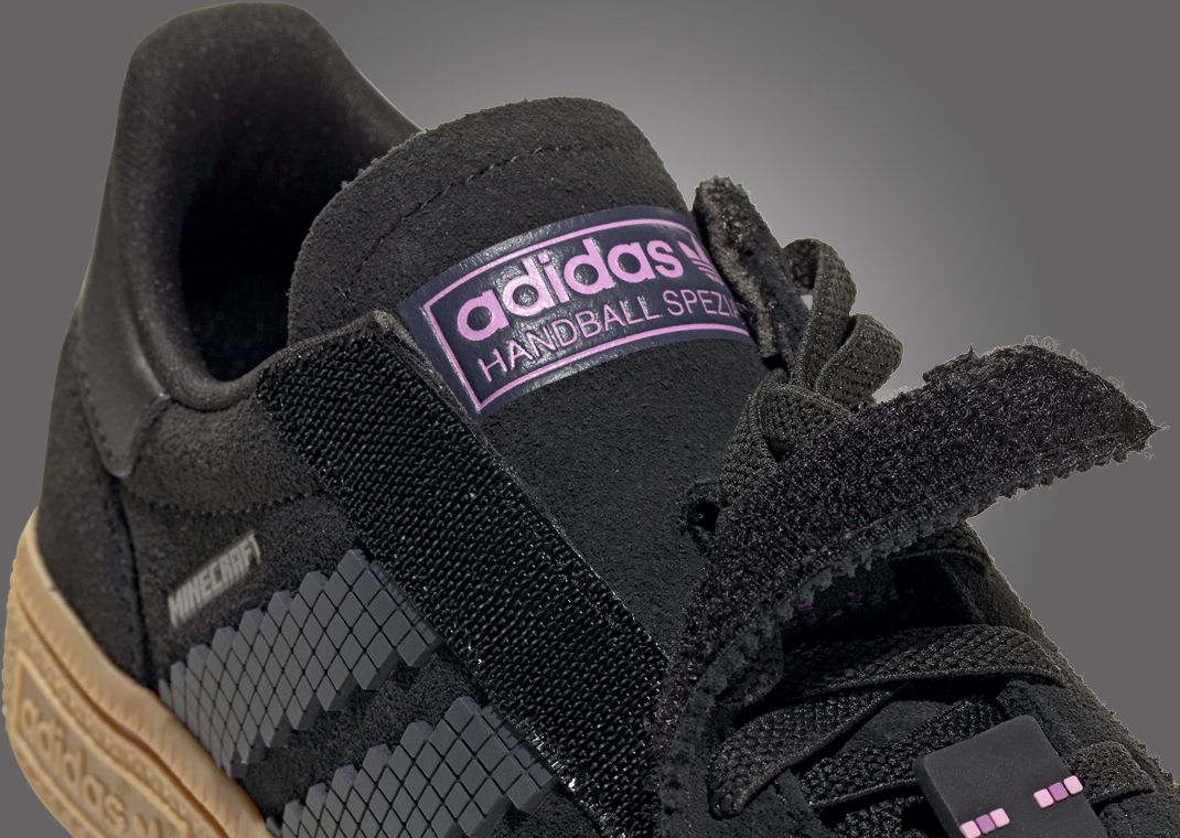 Minecraft x adidas Handball Spezial Creeper Tongue Detail