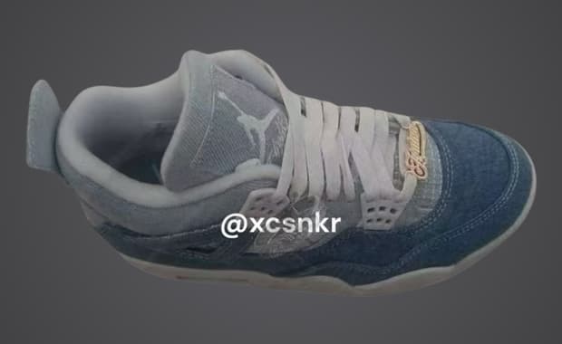 Air Jordan 4 Retro TEX Denim Sail Worn Blue (W)