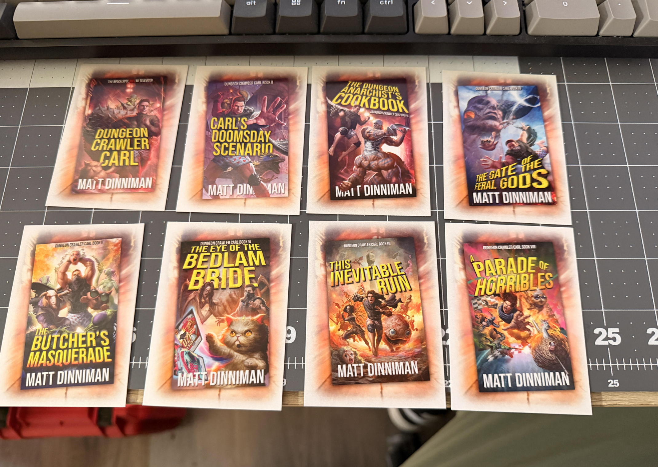 Dungeon Crawler Carl Series 1 Book Covers