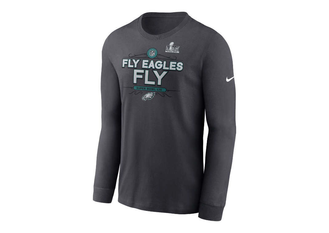 Philadelphia Eagles Super Bowl LIX Bound Local Men's Nike NFL Long-Sleeve T-Shirt