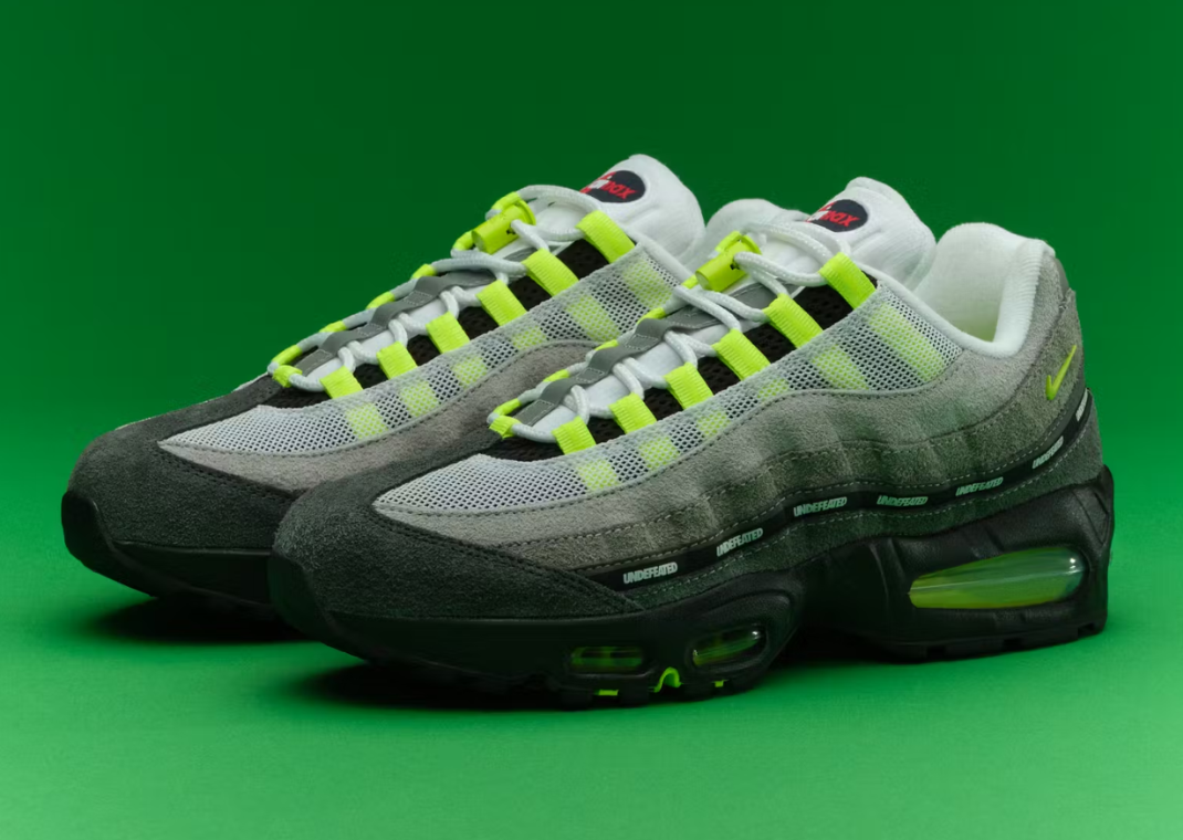 Undefeated x Nike Air Max 95 SP Geo NYC Neon Angle