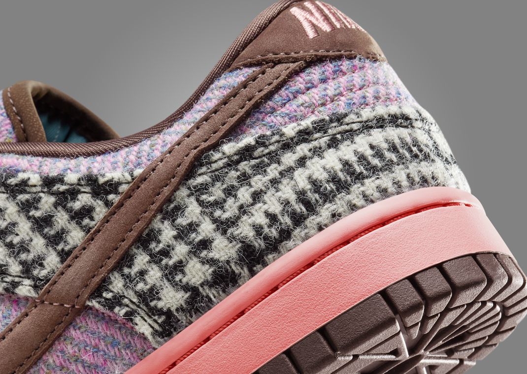 Harris Tweed x Nike Dunk Low Multi (W) Heel