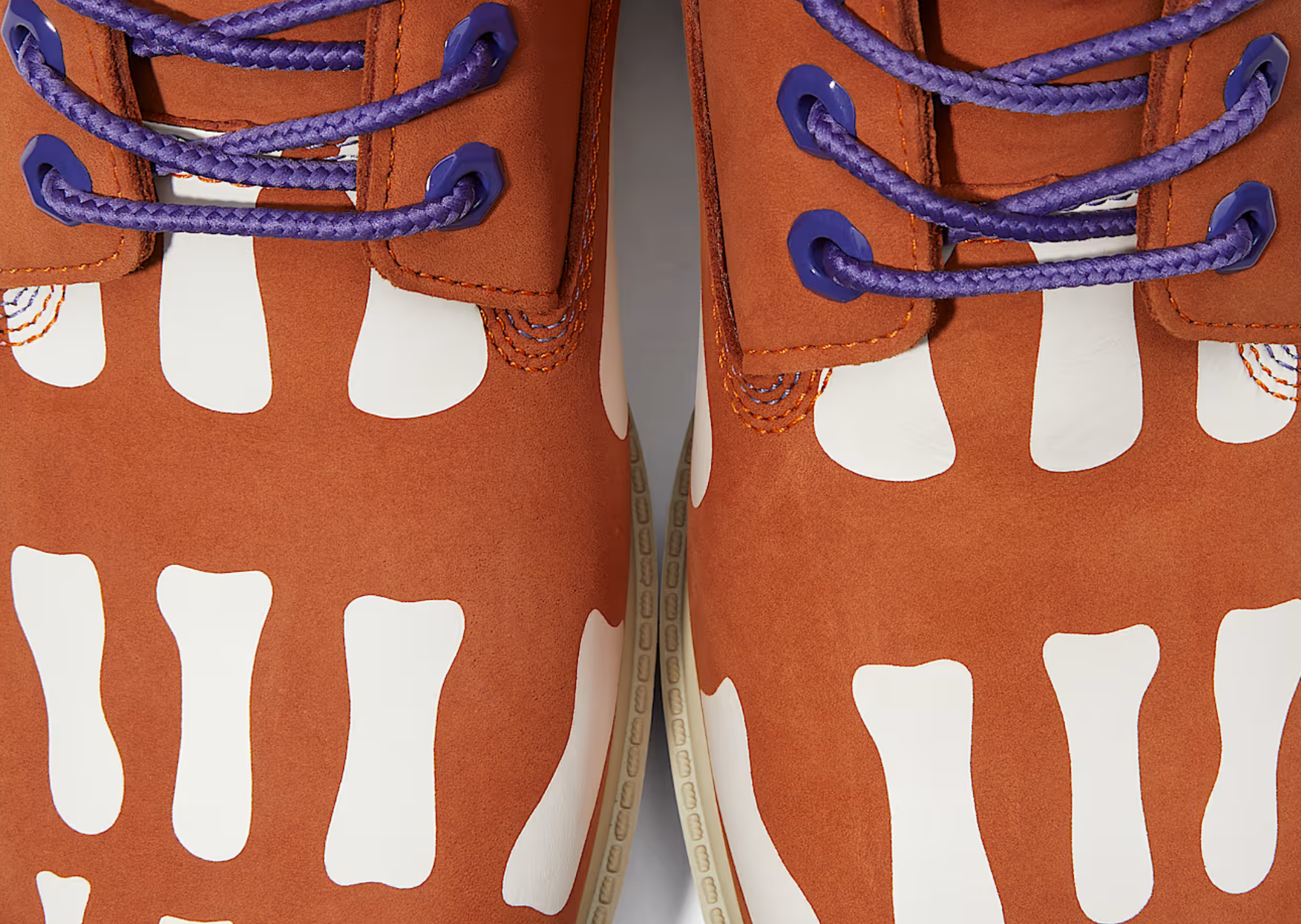 Timberland 6-Inch Boot Día de Muertos Dark Orange - Detail