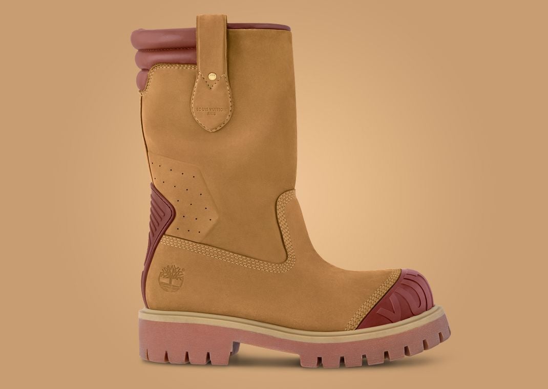 Louis Vuitton x Timberland Mid Boot Beige