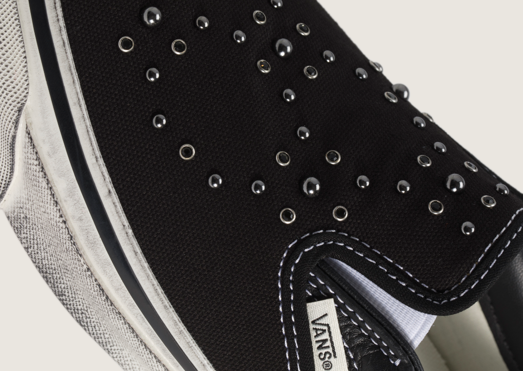 Vans Premium Classic Slip-On Pearlized Pack Blackout - Detail