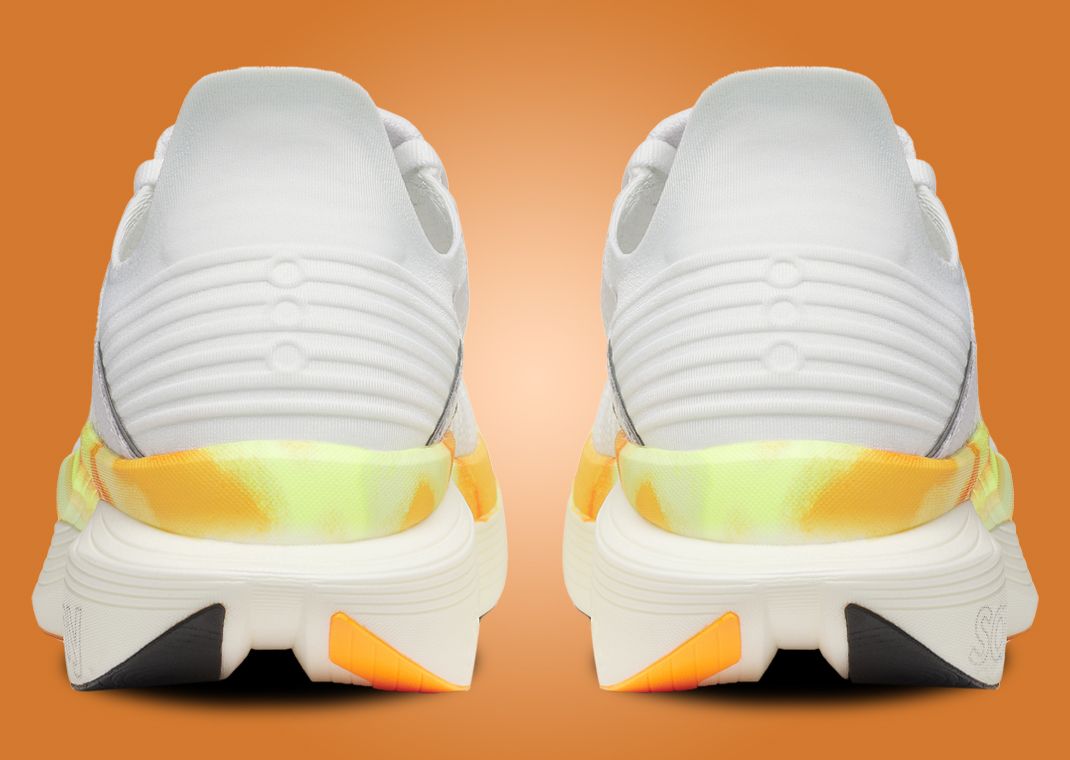 Saucony Endorphin Elite 2 White Peel Heel 