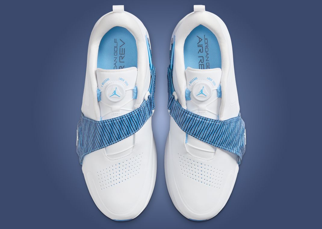 Jordan Air Rev White University Blue TOp