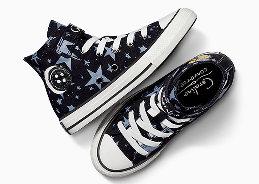 Coraline x Converse Chuck Taylor All-Star Hi EasyOn (Kids) Lateral and Top