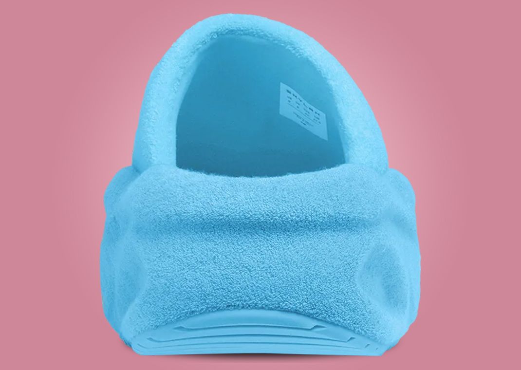 SKYLRK Chunky Mule Blues Blue Heel