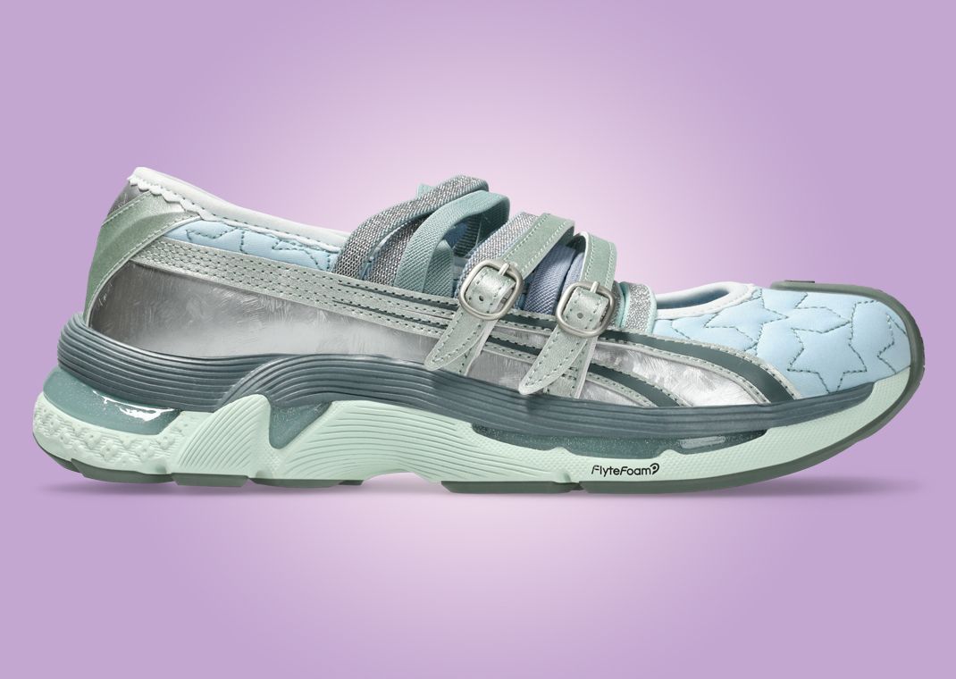 Kiko Kostadinov x Heaven By Marc Jacobs x Asics Gel-Lokros Teal Lateral