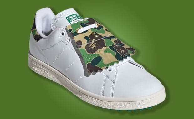 The BAPE x adidas Stan Smith Golf Collection Releases October 2023