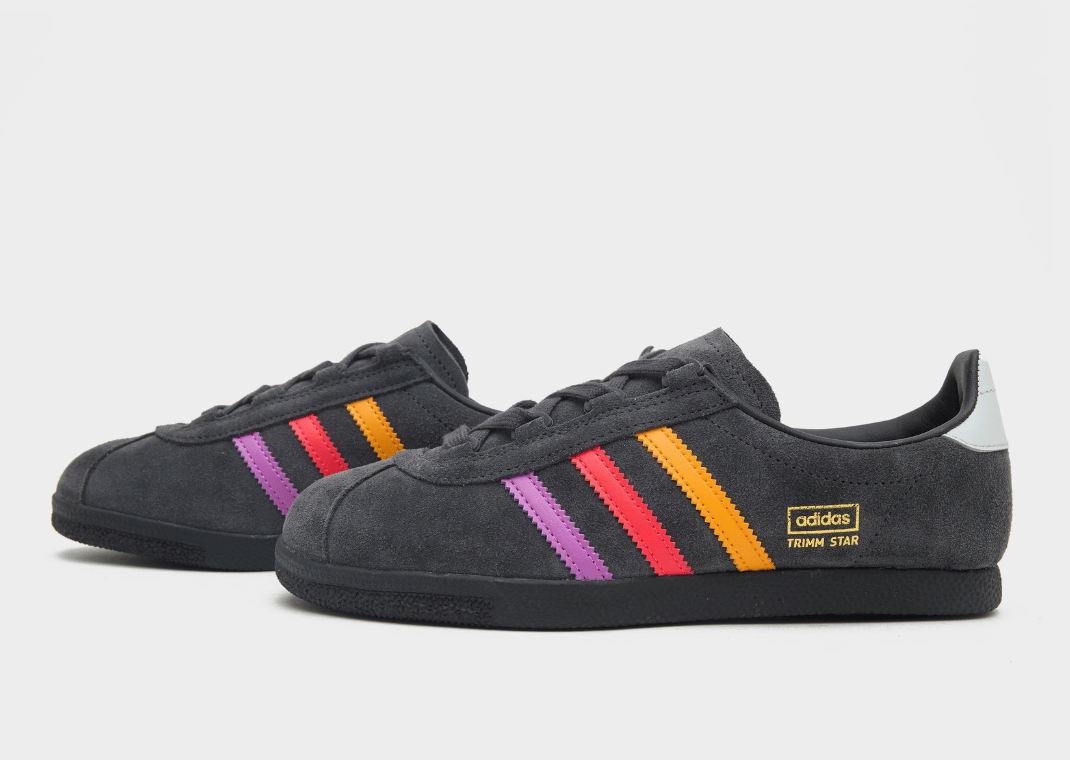 adidas trimm star grey pink